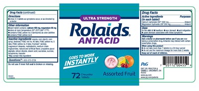 Assorted Fruit (Rolaids Ultra Strength Assorted Fruit 72 Ct)